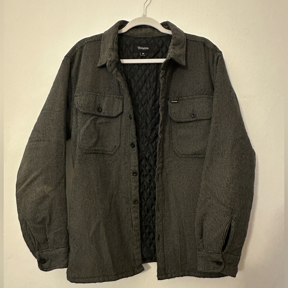 Brixton Corduroy Quilted Jacket, Size Medium